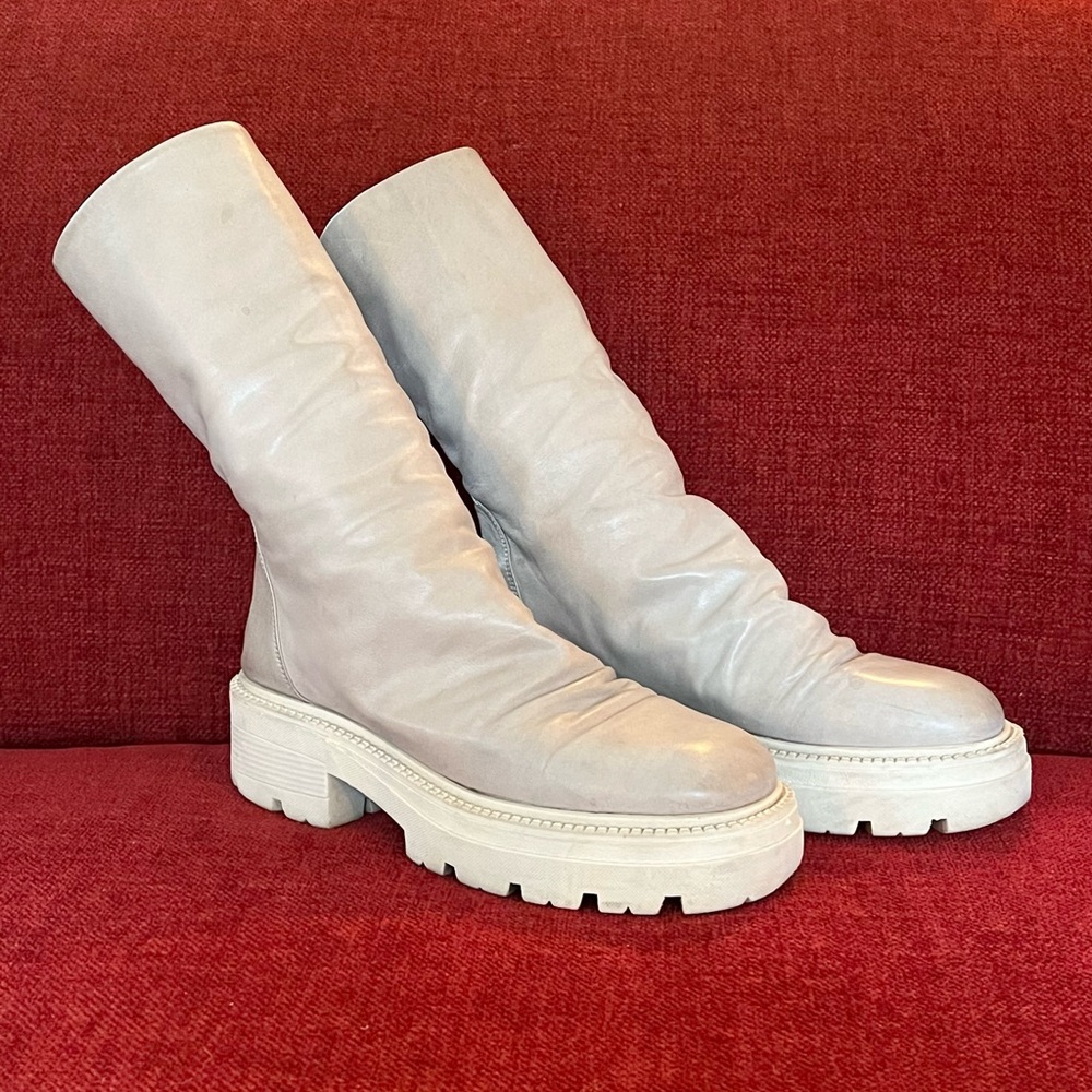Free People Emma Ruche Heeled Boots